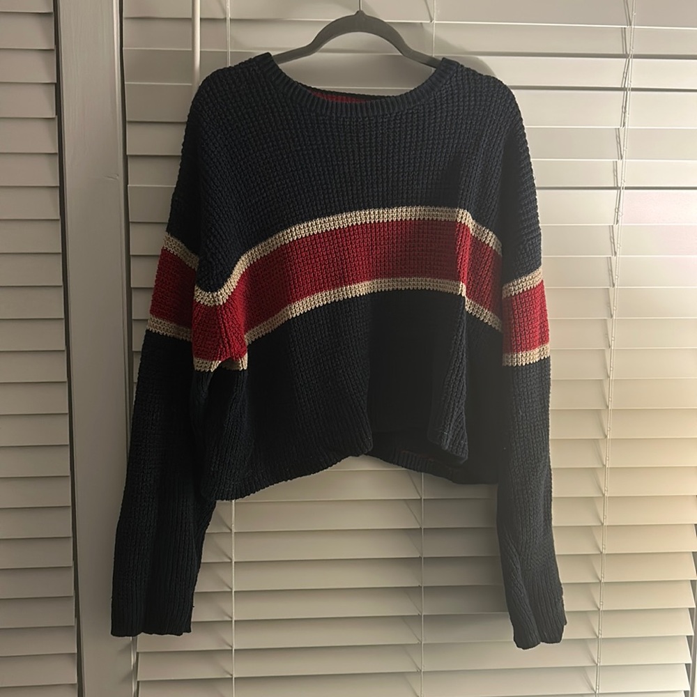 Stripped knit sweater